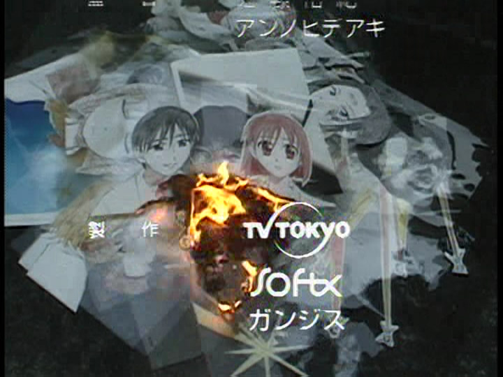 Gainax burning Kare Kano cels